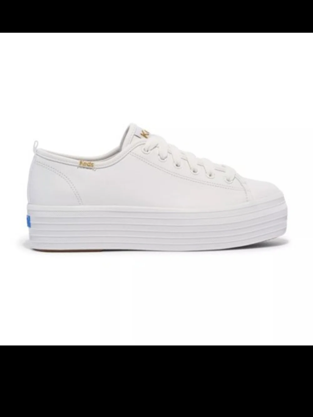 Keds White Platform Sneakers - Triple Stack Sole